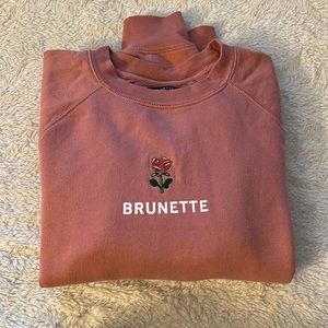 M/L Brunette the Label Rose Sweater